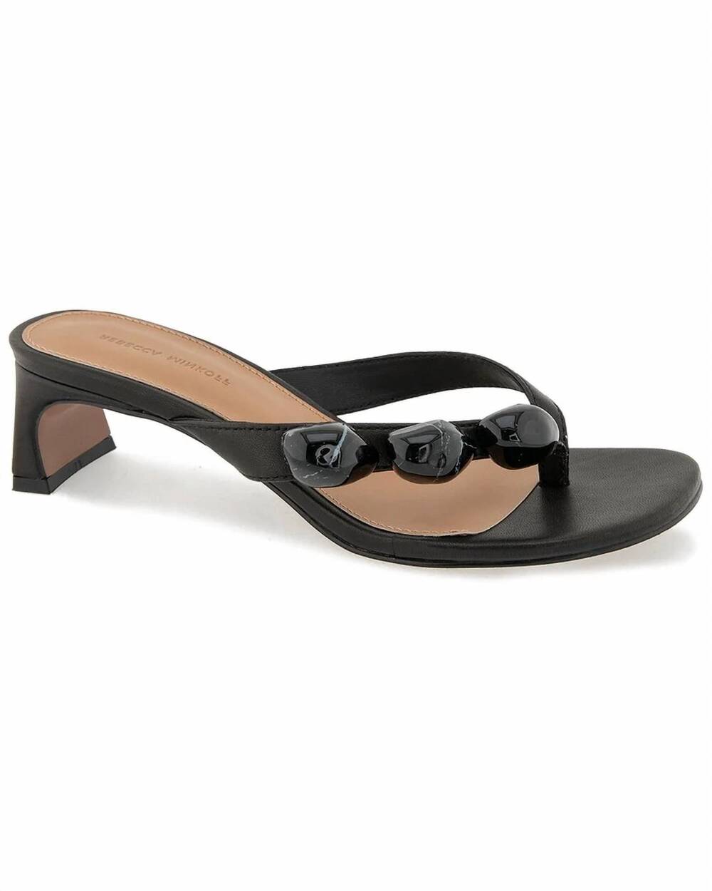NEW REBECCA MINKOFF women's alaine suede sandal in black